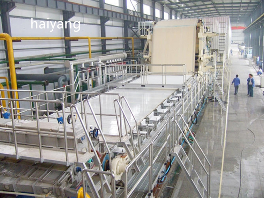 Testliner corrugou a linha de produção dupla camada do cilindro da máquina da fatura de papel