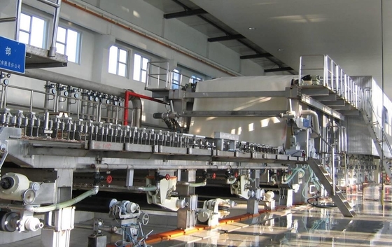 200T / D corrugou a linha de produção Fluting do rolo enorme da 3800 milímetro da máquina do papel de embalagem