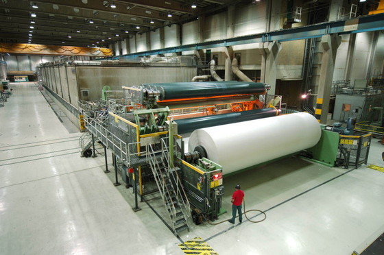 Máquina 150m/Min Jumbo Roll Production da fatura de papel higiênico de 1575 milímetros