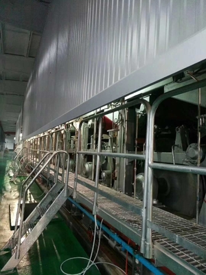 Linha de produção Fluting ondulada do rolo enorme da 3800 milímetro da máquina do papel de embalagem