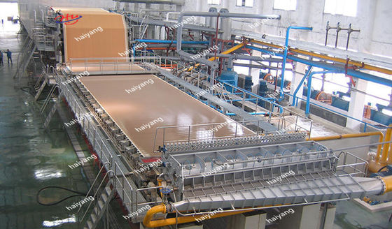 o forro de 2800mm Kraft corrugou a polpa de madeira do OEM da máquina da fatura de papel