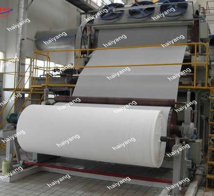 a máquina imprimindo de papel do guardanapo de 1800mm reciclou a máquina de lenço de papel de papel da máquina do Pulper