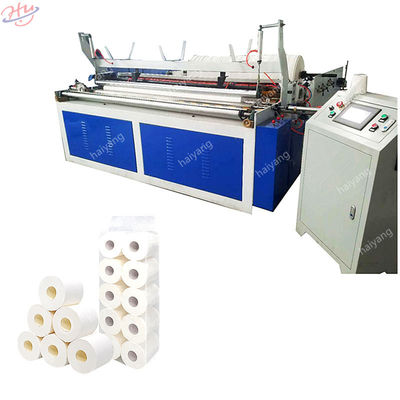Preço automático da máquina da fatura de lenço de papel do toalete do rolo enorme do rebobinamento
