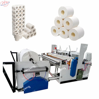 Máquina de corte automática do rebobinamento para o papel de rolo enorme, papel higiênico, lenço de papel