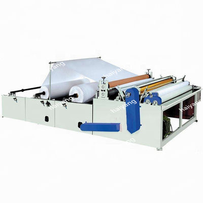 O PLC automático industrial controlou o lenço de papel do toalete do rolo que corta e máquina do rebobinamento