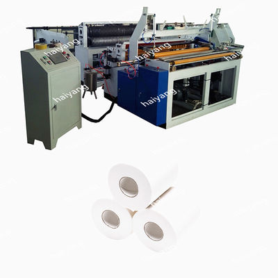 Máquina de alta velocidade do rebobinamento de Sltting do papel de Rewinder da talhadeira do papel higiênico