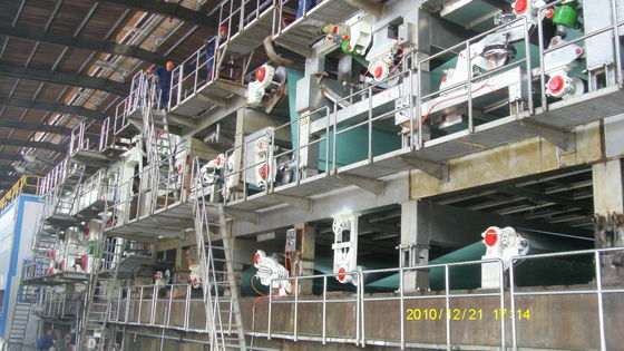 Linha de produção da celulose de máquina da fatura de papel de 60TPD Kraft Testliner