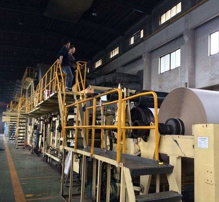 Linha de produção da polpa da máquina da fatura de papel de 60TPD Kraft Testliner
