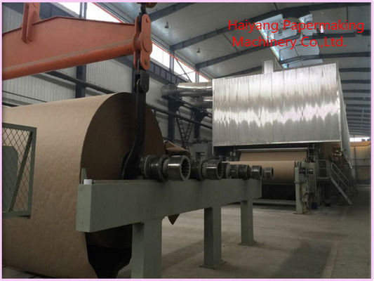 Máquinas para fabricação de papel Kraft de 100 m/min 3400 mm 50 T/D para flutuar