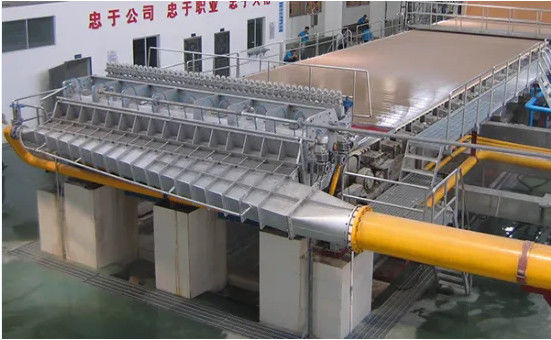 Máquina de Fabricação de Papel Kraft de Resíduos de Cartão 2200mm 100-220g/m2