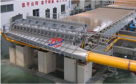 Máquina de fabricação de papel kraft de dupla camada de alta resistência 300 m/min para caixa ondulada