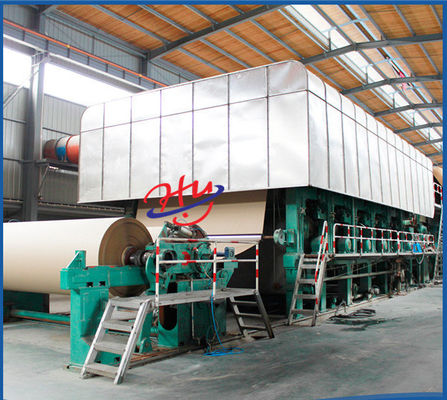Máquina de fabricação de papel kraft de dupla camada de alta resistência 300 m/min para caixa ondulada