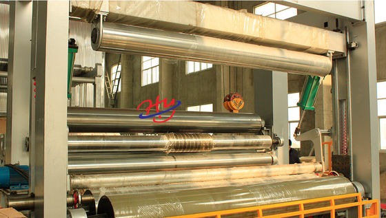 2400mm corrugou a máquina da fatura de papel para a linha de produção do moinho da caixa da caixa