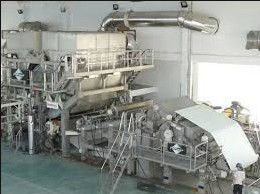 Rolo de toalete da reciclagem de resíduos do algodão que faz a máquina 6T/D 120m/minuto
