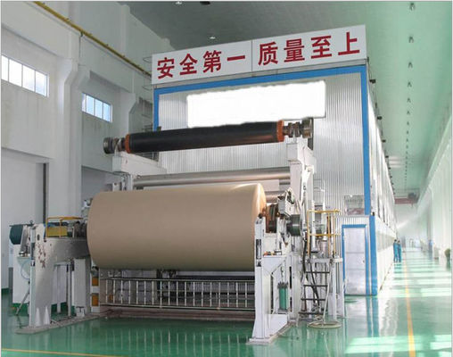 o forro do teste de máquina do papel de embalagem da corrente alternada de 2800mm corrugou máquinas da fatura de papel
