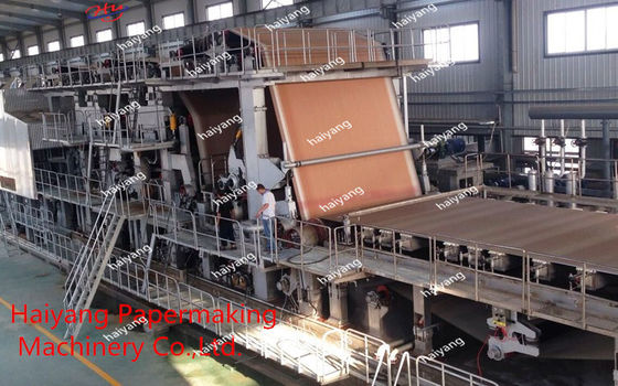 Máquina de papel ondulada 4400mm da dupla camada da máquina da fatura de papel de 200 toneladas