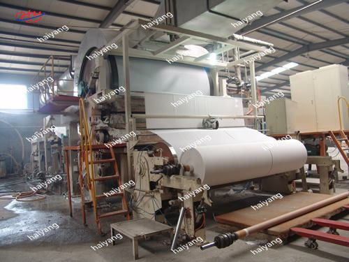 Máquina da fatura de lenço de papel do toalete do jumbo da empresa de pequeno porte 1092mm