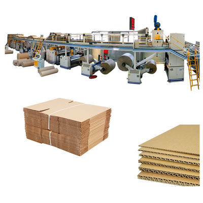 60-250 medidores Min Corrugated Cardboard Production Line