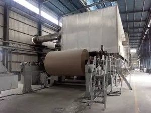 Máquina para fabricar papel kraft para reciclagem, máquina para fabricar papel ondulado de polpa de madeira
