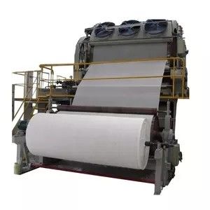 de 250t máquina de papel do forro de Kraft do Fourdrinier inteiramente Automstic três