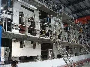 3200 mm Máquinas de papel kraft reciclado Fabricação industrial de alta resistência para fábrica de papel