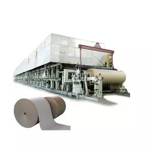 máquinas de processamento 350m/do papel de embalagem de 2200mm Min Cardboard Paper Mill Plant