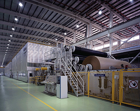 placa de papel frente e verso popular de 3600mm que faz a máquina 70T/D da fábrica de Haiyang